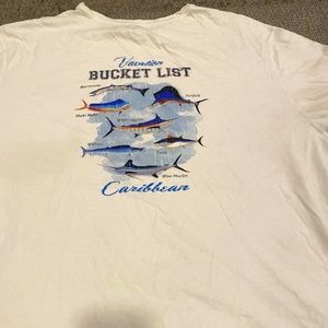 Brand New, Tommy Bahama Men's Tall White Tee